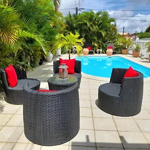 Coquet F2 Climatise Avec Piscine Au Lamentin Appartement Le Lamentin
